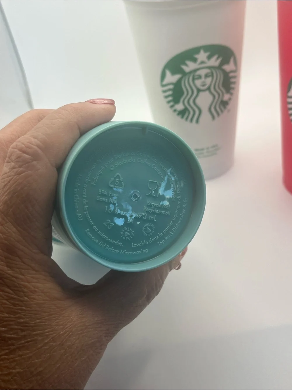 Lot of 3 Starbucks Reusable Tumblers